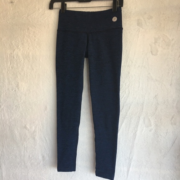 Pure Barre Blue Space Dye Leggings - Picture 8 of 10